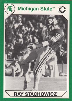 Picture of Autograph Warehouse 101181 Ray Stachowicz Football Card Michigan State 1990 Collegiate Collection No. 1