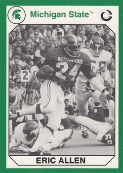 Picture of Autograph Warehouse 101182 Eric Allen Football Card Michigan State 1990 Collegiate Collection No. 14
