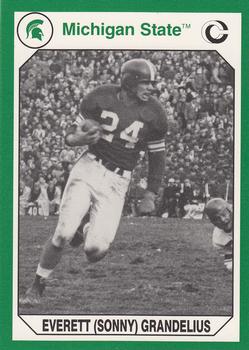 Picture of Autograph Warehouse 101183 Everett Sonny Grandelius Football Card Michigan State 1990 Collegiate Collection No. 37