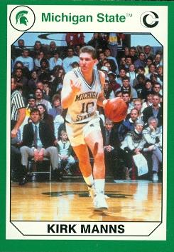 Picture of Autograph Warehouse 101187 Kirk Manns Basketball Card Michigan State 1990 Collegiate Collection No. 139