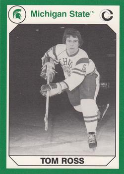 Picture of Autograph Warehouse 101188 Tom Ross Hockey Card Michigan State 1990 Collegiate Collection No. 64