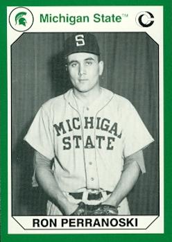 Picture of Autograph Warehouse 101194 Ron Perranoski Baseball Card Michigan State 1990 Collegiate Collection No. 114
