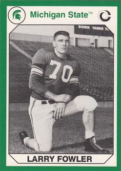 Picture of Autograph Warehouse 101199 Larry Fowler Football Card Michigan State 1990 Collegiate Collection No. 2