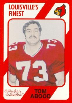 Picture of Autograph Warehouse 101613 Tom Abood Football Card Louisville 1989 Collegiate Collection No. 152