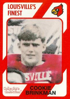 Picture of Autograph Warehouse 101622 Cookie Brinkman Football Card Louisville 1989 Collegiate Collection No. 194