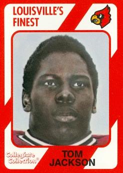 101773 Tom Jackson Football Card Louisville 1989 Collegiate Collection No. 200 -  Autograph Warehouse