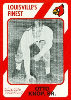 101856 Otto Knop Sr. Football Card Louisville 1989 Collegiate Collection No. 182 -  Autograph Warehouse
