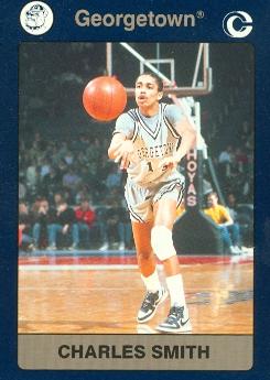 Charles Smith Basketball Card Georgetown 1991 Collegiate Collection No. 7