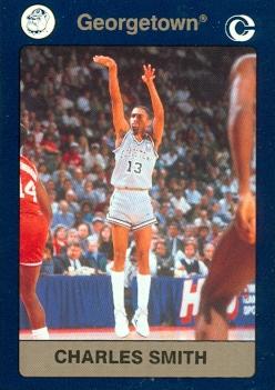 Charles Smith Basketball Card Georgetown 1991 Collegiate Collection No. 47