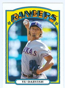 Picture of Autograph Warehouse 102310 Yu Darvish Baseball Card Texas Rangers 2013 Topps Archives No. 30