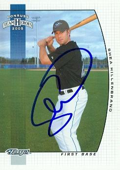 103143 Shea Hillenbrand Autographed Baseball Card Toronto Blue Jays 2005 Donruss Team Heroes No. 27 -  Autograph Warehouse