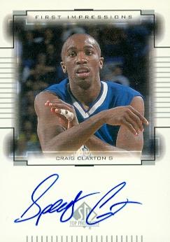 103436 Craig Speedy Claxton Autographed Basketball Card Hofstra 2000 Upper Deck Sp Top Prospects No. Sc Rookie -  Autograph Warehouse