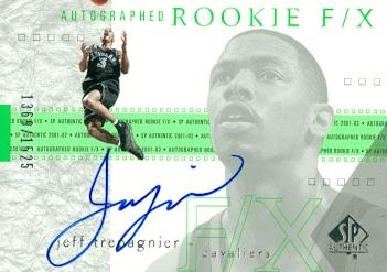 103465 Jeff Trepagnier Autographed Basketball Card Usc- Cleveland Cavaliers 2002 Upper Deck No. 123 Rookie -  Autograph Warehouse