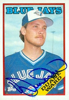 104521 Duane Ward Autographed Baseball Card Toronto Blue Jays 1988 Topps No. 696 -  Autograph Warehouse