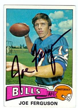 104622 Joe Ferguson Autographed Football Card Buffalo Bills 1975 Topps No. 327 -  Autograph Warehouse