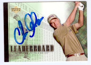Picture of Autograph Warehouse 104637 Chris Dimarco Autographed Golf Trading Card Pga Champion Golf Pro 2001 Upper Deck No. 100