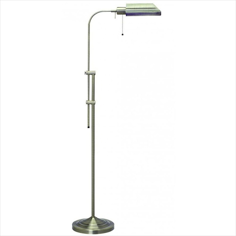 Picture of Cal Lighting BO-117FL-BS 100 W Pharmacy Floor Lamp With No Shades- Brushed Steel Finish