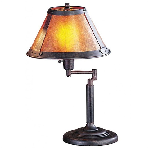 Picture of Cal Lighting BO-462 60 W Swing Arm Mica Desk Lamp
