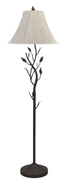 Picture of Cal Lighting BO-769 150 W 3 Way Hand Forged Iron Floor Lamp
