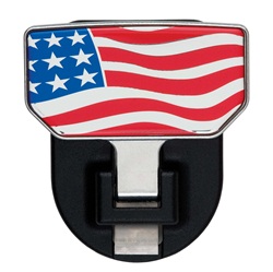 Picture of CARR 183032 HD Universal Hitch Step American Flag - Single