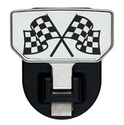 Picture of CARR 183082 HD Universal Hitch Step Checkered Flag - Single