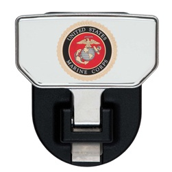 Picture of CARR 183142 HD Universal Hitch Step U. S. Marines - Single