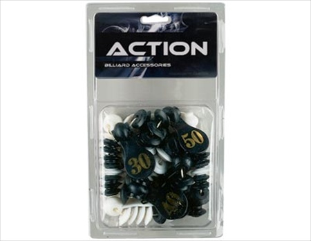Plastic Scoring Beads - Red