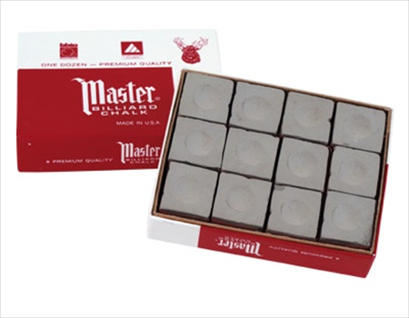 Picture of Billiards Accessories CHM12 GRAY Master Chalk- Box of 12 Gray