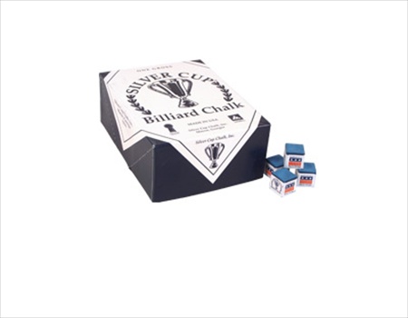 Picture of Billiards Accessories CHS144 BLUE Silver Cup Chalk - Gross 144 Blue