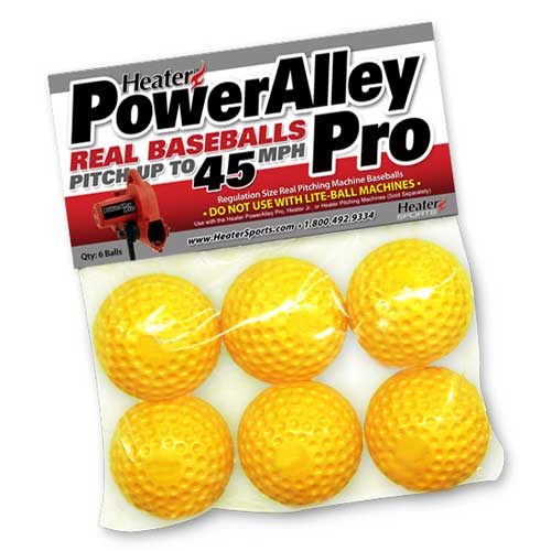 Picture of Heater PAPMB29 Poweralley Yellow Dimpledballs&#44; 6 Pack