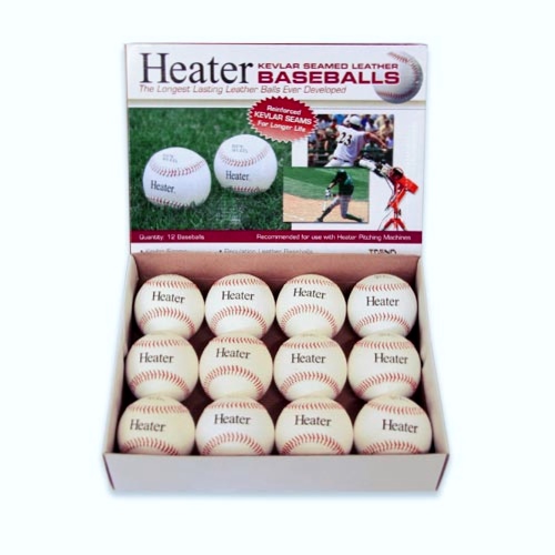 Picture of Heater PMBL44 Poweralley White Leather Balls- Dozen
