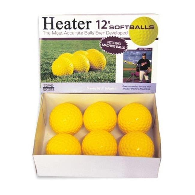 Heater PMB39 12 in. Pitching Machine Softballs- Dozen