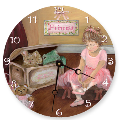 Lexington Studios 23079R - Pastel Pretty in Pink PASTEL Round Clock