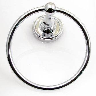 Midtowne Chrome Towel Ring