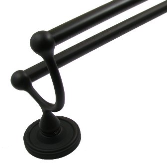 Midtowne Oil Rubbed Bronze 24 In. Double Towel Bar
