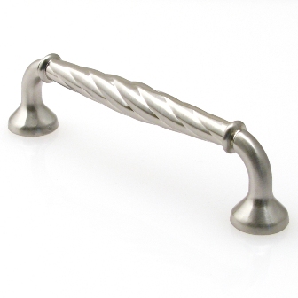 976SN Satin Nickel 4 In. On Center Rope Pull