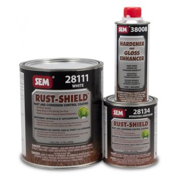 SEM Products 28104 Low Voc Rust Shield, Black, Quart