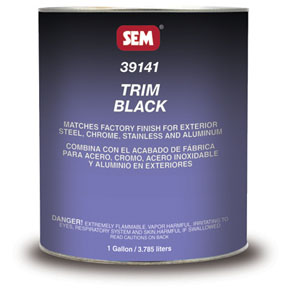 SEM Products 39141 Trim Black, Gallon