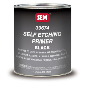 39674 Self Etching Primer- Black, Quart