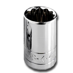 SK Hand Tool 40832 0.5 in. Drive, 12-Point Deep Fractional Socket - 1 in.