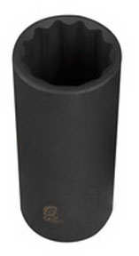 Sunex 3/8" Drive 12-Point Deep Impact Socket, 10mm (368210)