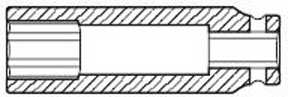 468D 0.75 In. Dr 2.1 3 In. Dp Impact Socket
