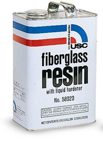 Picture of U. S. Chemical and Plastics 58020 Fiberglass Resin&#44; Gal