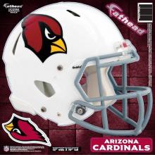 89-00953 Arizona Cardinals Helmet Wall Graphic measures 12 X 15.5 in. Pack Of 6 -  Fathead