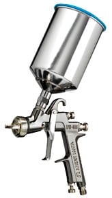 Picture of Iwata 5643 LPH400 L-Volt Gravity Fed Spray Gun, 1. 3 mm. with 1000ml Aluminum Cup