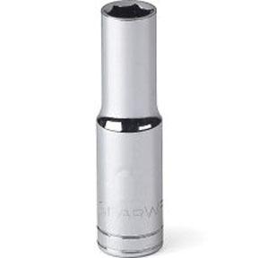 1/4" Drive, 9/32" SAE, Socket, 6 Points, drive 6 Pt. Deep,SAE,1/4in,9/32in