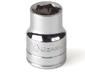 80357 0.38 in. Drive 6 Pt. Standard SAE Socket- 10.0 6 in.