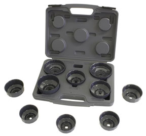 Lisle 61450 10-Piece HD End Cap Wrench Set
