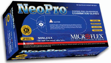 NPG888S NeoPro Green Powder Free Chloroprene Exam Small