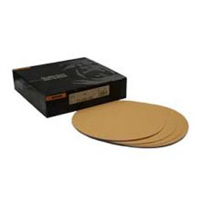 Picture of Mirka Abrasives 23-352-080 Mirka 23 Series Gold 8 in. Heavy Duty Disc- P80-Grit- E-Weight Backing